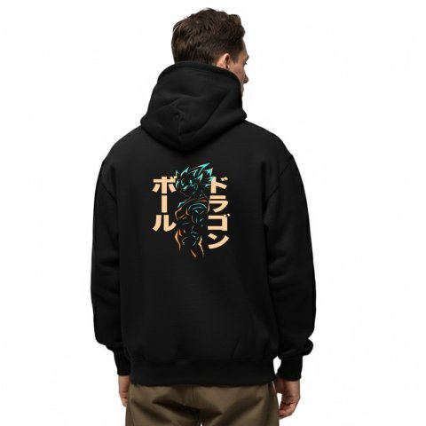 Men's High Quality Imported Casual Pullover Hoodie | Black Oversized