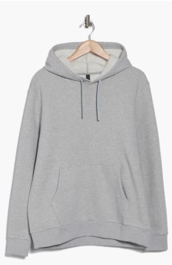 Freiform Fleece Reise-Hoodie mit integriertem Nackenkissen
