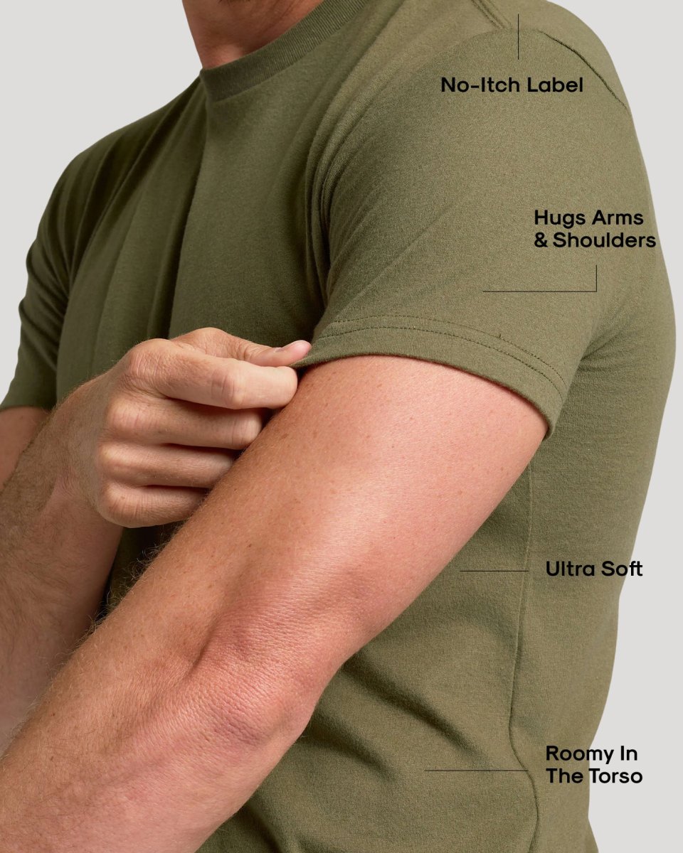 Men’s Staple Crew Neck T‑Shirt for Everyday Comfort