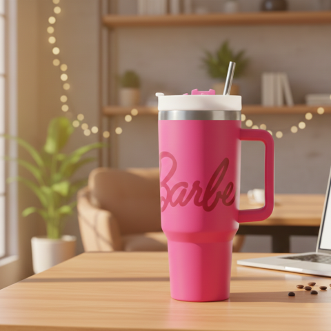 Buy Master Barbie Tumbler Pink Stylish Durable Leak-Proof Drinkware