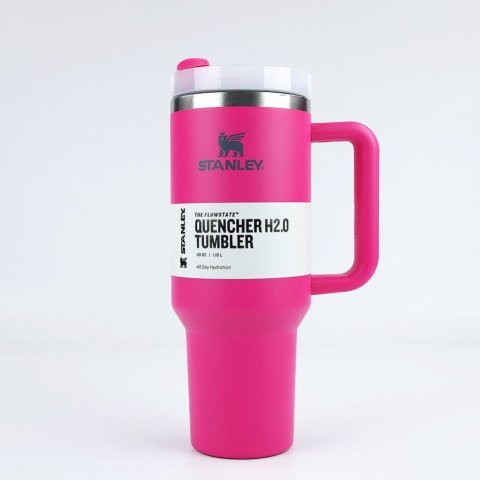 Stanley 40 Oz Sky Blue Tumbler with Straw | Vacuum Insulated Leak Proof Stainless Steel Quencher Cup