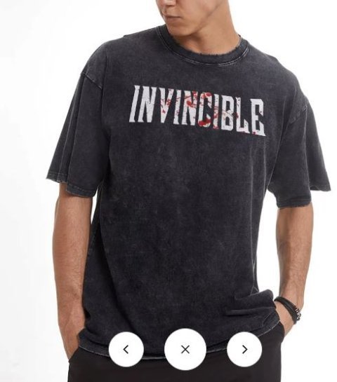 Vintage Oversized T-Shirt Invincible