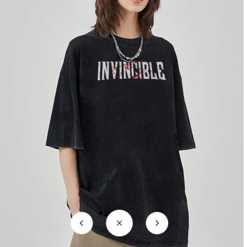 Vintage Oversized T-Shirt Invincible
