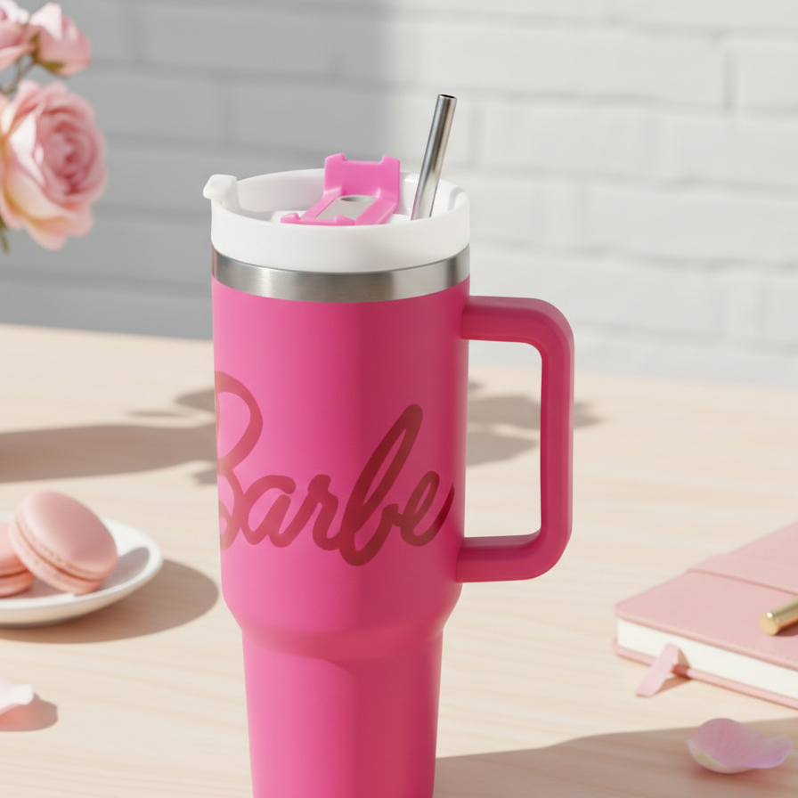 Buy Master Barbie Tumbler Pink Stylish Durable Leak-Proof Drinkware