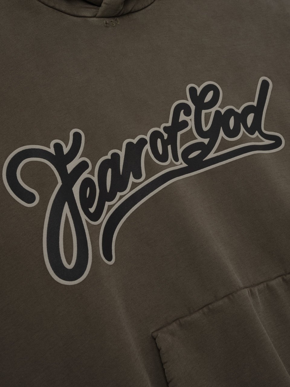 Fear Of God Classic Pocket Hoodie | Extra Long Sleeve Cozy Pullover