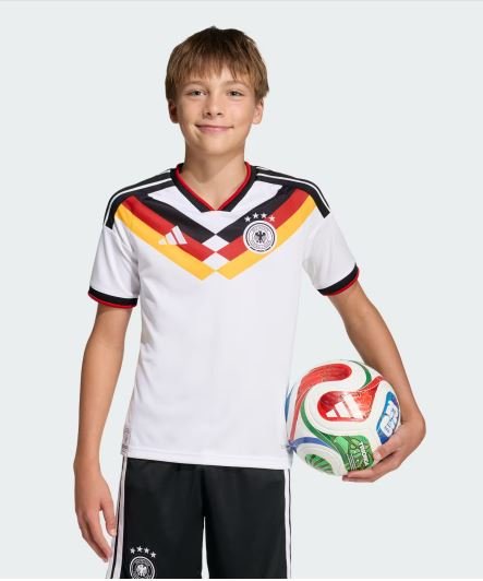 Heim-Fußballtrikot für Herren inspiriert von der deutschen Nationalmannschaft