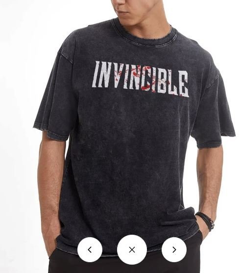 Vintage Oversized T-Shirt Invincible