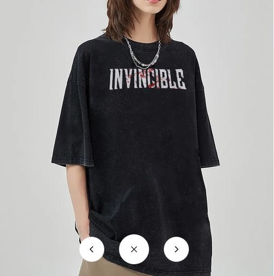 Vintage Oversized T-Shirt Invincible