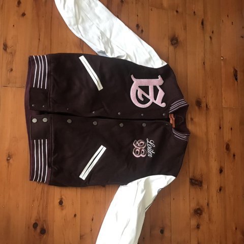 Culture Kings Women's Brown and White Jacket