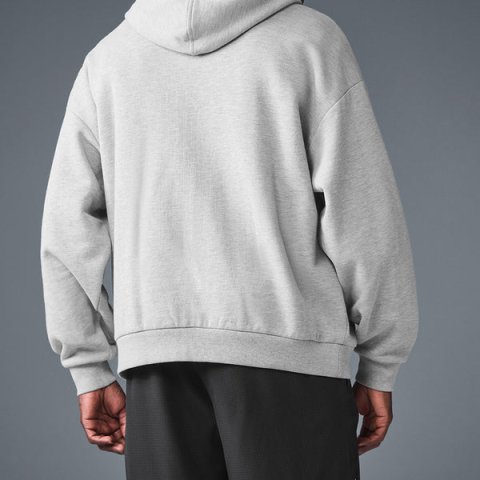 Moletom com Zíper Total Accolade em Cinza Heather Esportivo