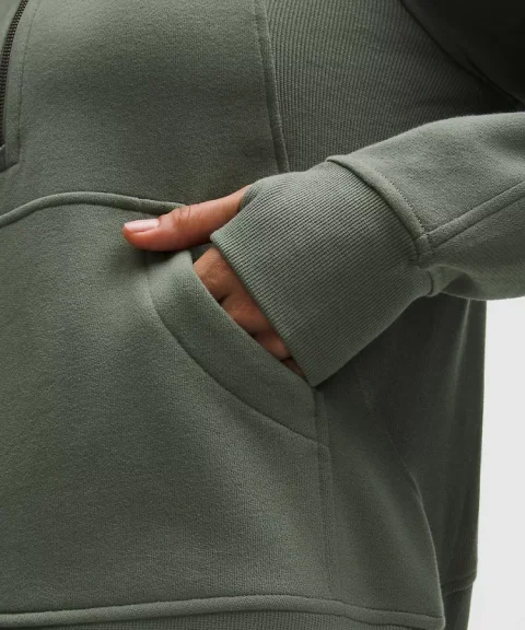 Scuba Oversized Half-Zip Hoodie Long | Extended Length Oversized Hoodie | Xsoot