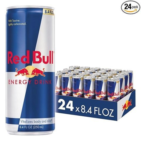 Red Bull Energy Drink 24 Pack 8.4 Oz | Original Energy Drink with Caffeine Taurine and B Vitamins