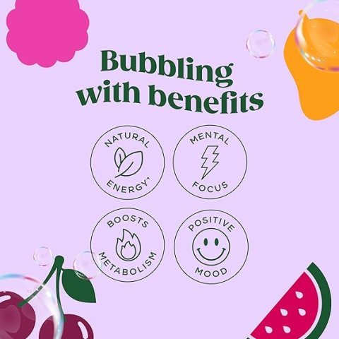 Bloom Nutrition Sparkling Energy Drink Variety Pack 12 Pack | Zero Sugar Natural Caffeine Energy Drink for Daily Focus