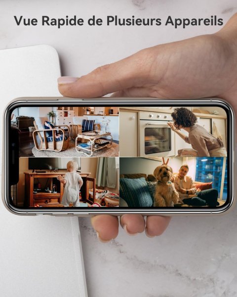 Imou 2K (3MP) 360° Indoor WiFi Camera | AI Human Detection & Alexa Compatible