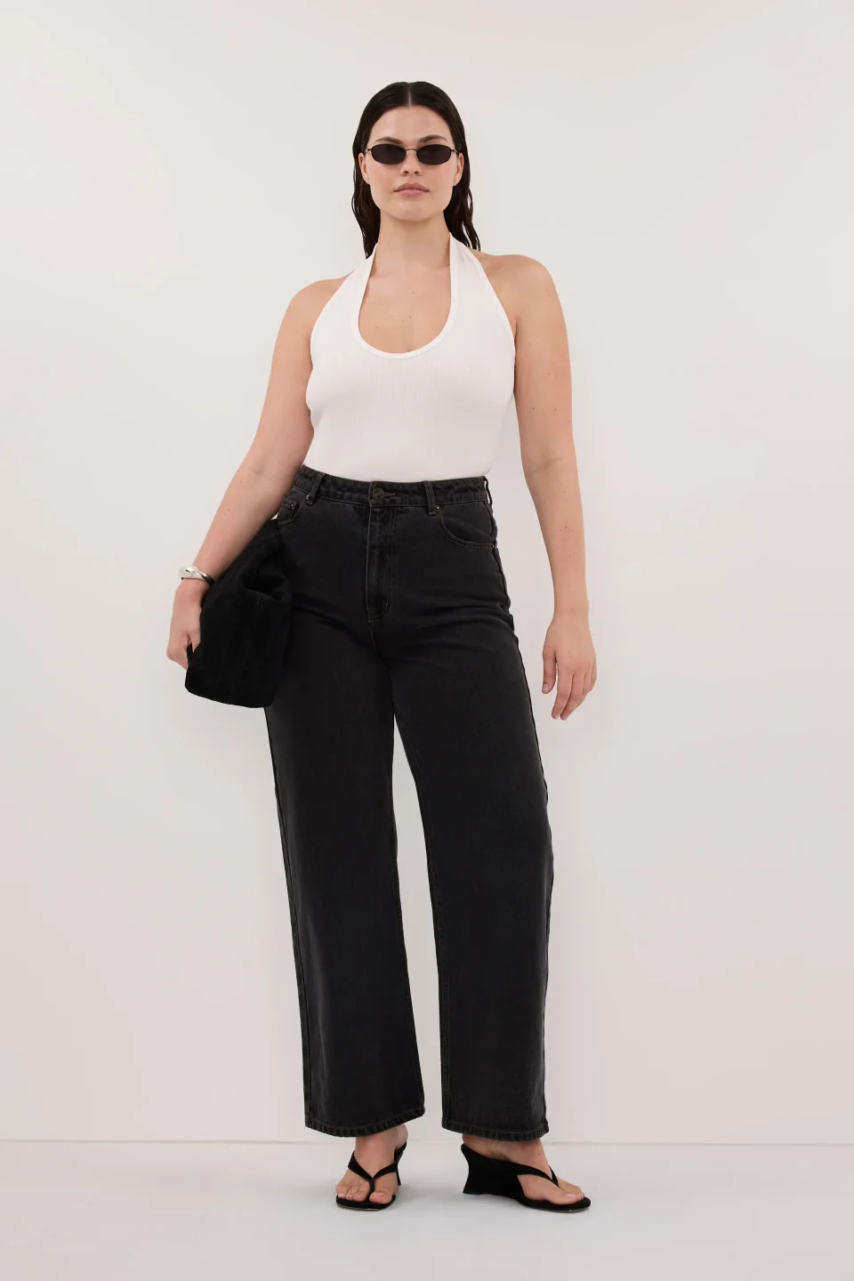 Buy Authentic Harlan Off White Knit Halter Top Essentials Online