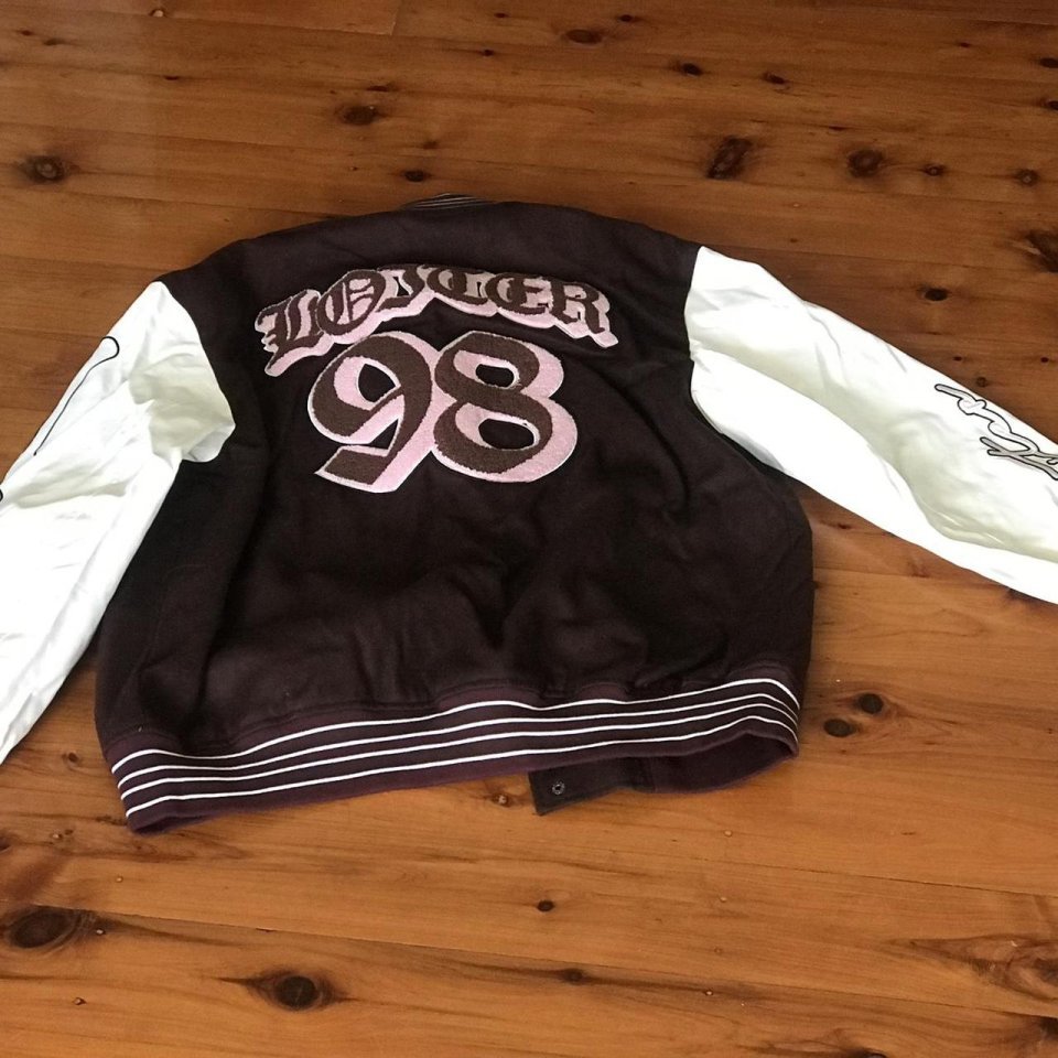 Culture Kings Women's Brown and White Jacket