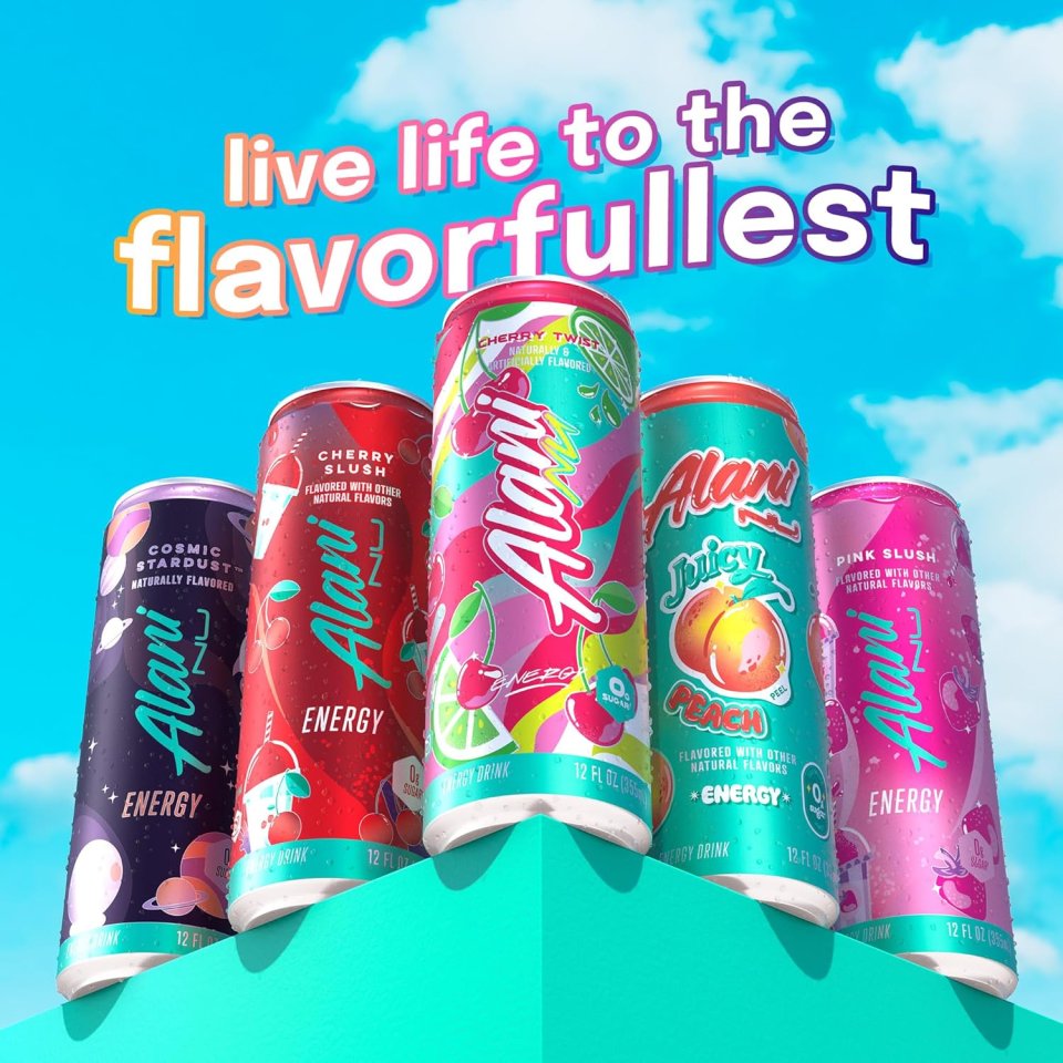Alani Nu Energy Drink Variety Pack 12 Pack | Zero Sugar Low Calorie Energy Drinks with B Vitamins and Natural Focus