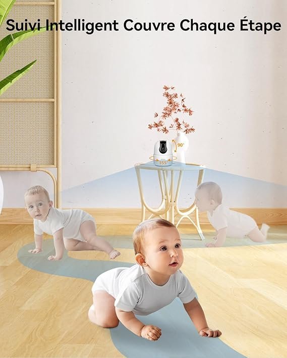 Imou 2K (3MP) 360° Indoor WiFi Camera | AI Human Detection & Alexa Compatible