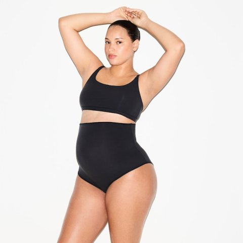 High-Waisted Brief 5-Pack in Onyx | Soft Full-Coverage Underwear Set