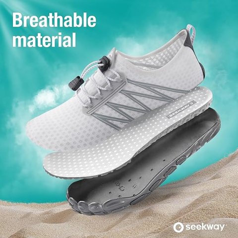Zapatos Aqua Barefoot de Secado Rápido para Playa, Natación y Deportes Acuáticos