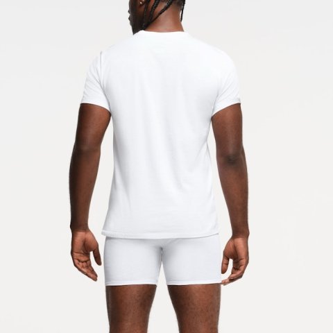 Pack de 3 T-shirts en coton léger pour hommes à col rond