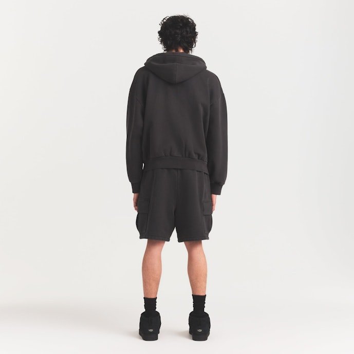 Pantalones Cortos Cargo de Corte Relajado para Hombre con Diseño de Utilidad de Múltiples Bolsillos