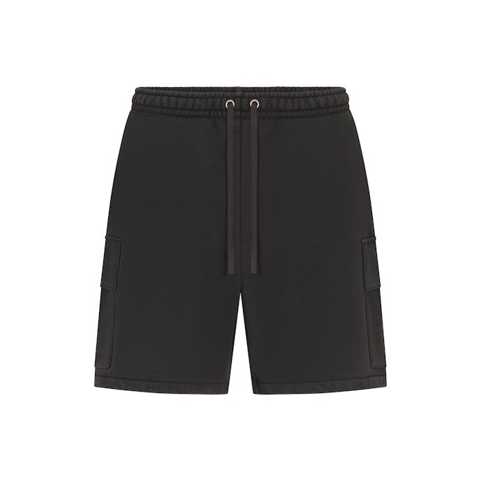 Pantalones Cortos Cargo de Corte Relajado para Hombre con Diseño de Utilidad de Múltiples Bolsillos