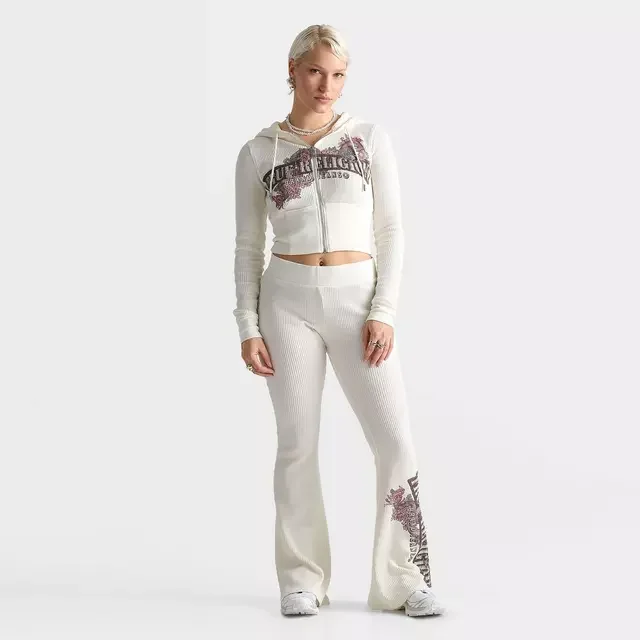Moletom com Zíper em Tricot Waffle para Conforto Diário