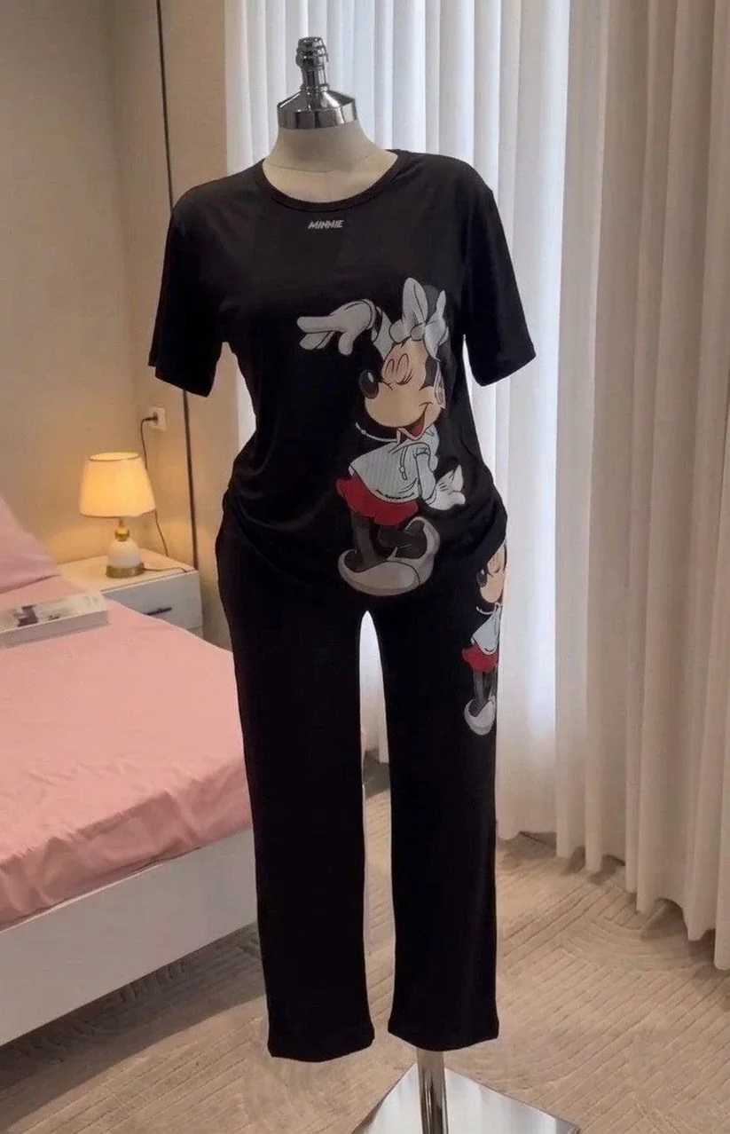 Conjuntos de Chándal para Mujeres Mickey Mouse | Conjunto de Chándal Disney para Mujeres Cómodo