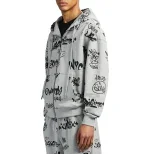 Avirex Graffiti Hoodie für Männer und Frauen | Streetwear Pullover Sweatshirt