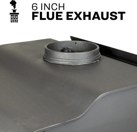 US Stove 1200 Sq. Ft Fogão a Lenha | Aquecedor Eficiente Certificado pela EPA