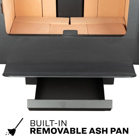 US Stove 1200 Sq. Ft Fogão a Lenha | Aquecedor Eficiente Certificado pela EPA
